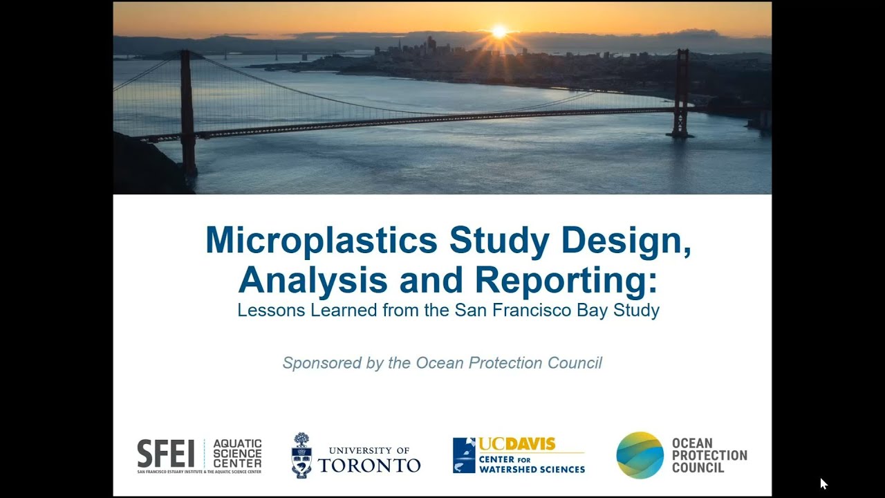 WEBINAR: Microplastics Study Design, Analysis, and Reporting.