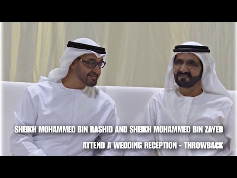 Sheikh Hamdan Fazza Sheikh Mohammed Dubai King Sheikh Mohammed Bin Zayed President Attend a Wedding
