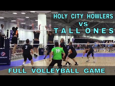 Holy City Howlers Bottoms vs Tall Ones (FULL GAME 4 Volleyball) - USAV 2017 Nationals