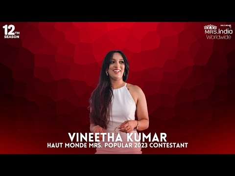 Vineetha Kumar | Mrs. Popular 2023