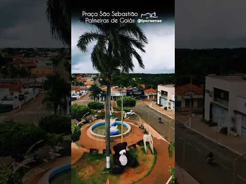 PALMEIRAS DE GOIÁS, PROJETO VISÃO AÉREA - PRAÇA SÃO SEBASTIÃO PARTE FINAL 03/03.