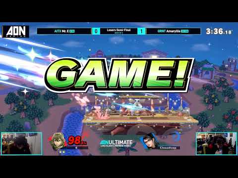 Amaryllis (Bayonetta) vs Mr. E (Lucina) | AON Ultimate #146 Losers Semi-Final