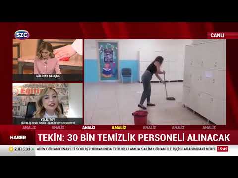 Genel Özlük-Hukuk ve TİS Sekreterimiz Yeliz TOY, Sözcü Televizyonu`nda yayınlanan Haber Bülteni programında gazeteci Gülinay Selçuk`un canlı yayın konuğu oldu.Sözcü Tv-21/09/2024 | EĞİTİM İŞ