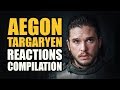 Game Of Thrones AEGON TARGARYEN Reactions Compilation