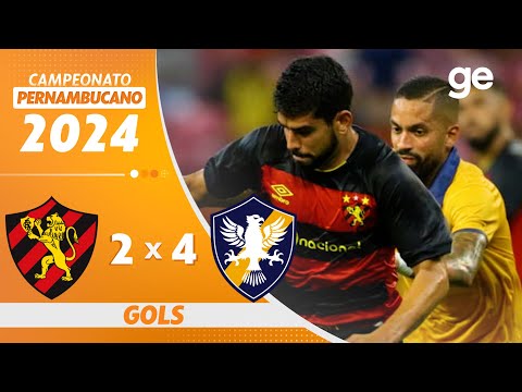 SPORT 2 X 4 RETRÔ | MELHORES MOMENTOS | CAMPEONATO PERNAMBUCANO 2024 | ge.globo
