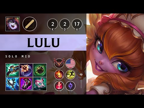 Lulu Mid vs Karma - NA Grandmaster Patch 25.15