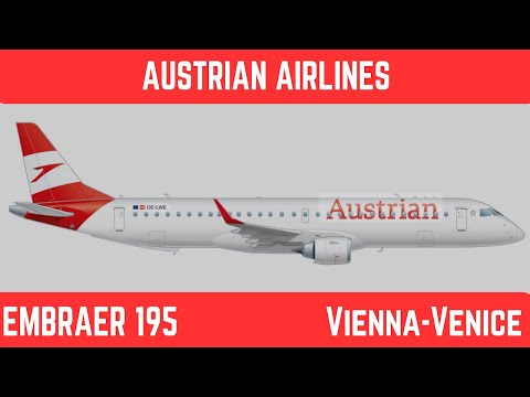 AUSTRIAN Airlines - Trip Report - Full Flight - Vienna to Venice - OZ523 - Economy Class - E195