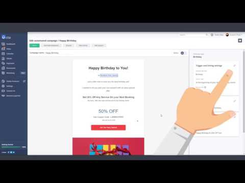 How to Send Automated Campaigns with vCita logo