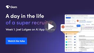 A day in the life of a super recruiter: AI Application Review