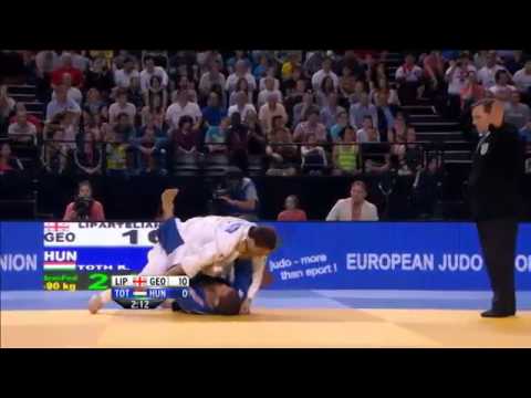 Varlam Liparteliani (GEO) vs Krisztian Toth (HUN) -90kg Judo European Championship 2014