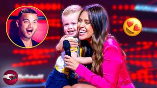 Her Little Boy Came On Stage To Sing After She Got A 4-Chair Turn!