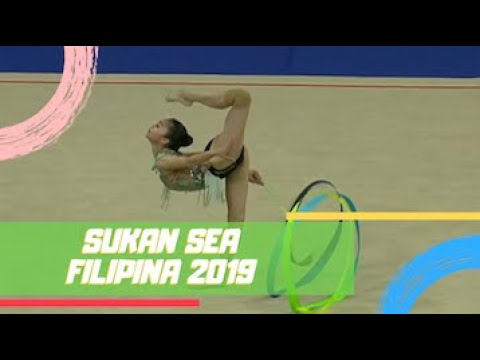 Izzah Amzan | Gimrama (Kelayakan) | Reben | Sukan SEA 2019 | Astro Arena
