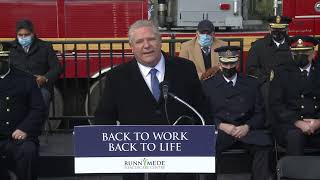 Premier Ford makes an announcement in York | March 3 video