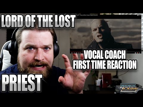 LORD OF THE LOST "Priest" Metal Vocalist / Vocal Coach reaction & Analysis
