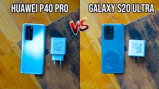 Huawei P40 Pro vs Samsung Galaxy S20 Ultra - The Ultimate Charger Test!