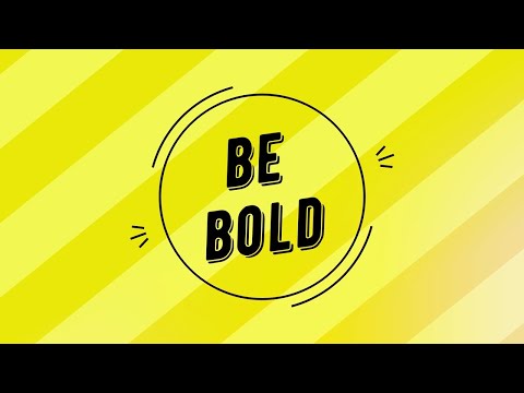 Reuby - Be Bold (Official Lyrics Video)