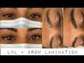 Eyebrow Lamination And Eyelash Lift