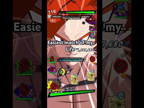 The easiest match of my life