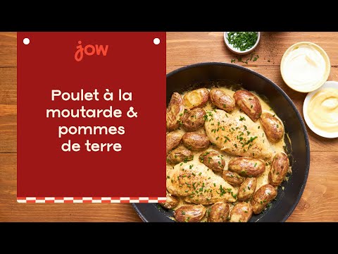 Recette du Poulet à la moutarde & pommes de terre