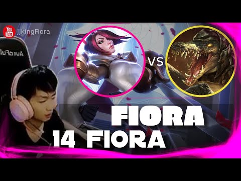 🔴 JJking Fiora vs Renekton 1000 LP (14 Fiora) - JJking Fiora Stream