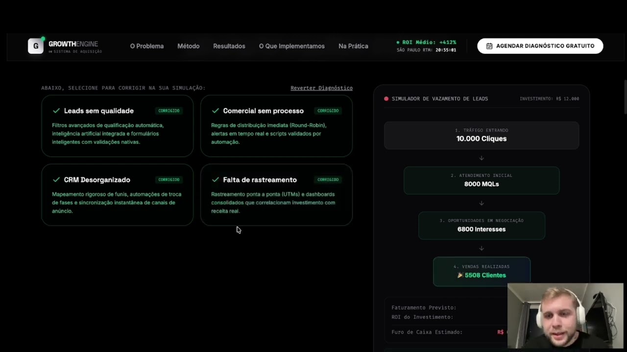 Nicolas Vaz falando sobre processos
