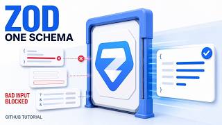 Zod GitHub Tutorial: One Schema Replaces Duplicate Types and Survives 