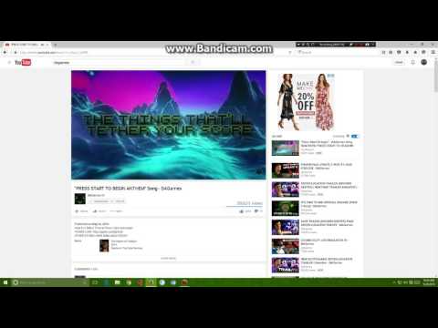 "PRESS START TO BEGIN ANTHEM" Song BY DAGAMES 2X FASTER