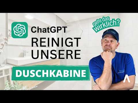 DUSCHE reinigen mit Abperleffekt? 😲 Der ChatGPT-Geheimtipp im TEST!