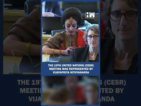 #Shorts: Wild Cult Swami Nithyananda Takes His Island Nation Kailasa To UN In Geneva| Indian | Hindu