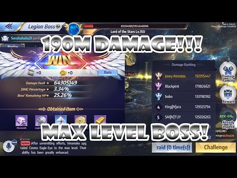 Legion Boss 190M DAMAGE! with Divine Cloth Ikki | Saint Seiya: Awakening