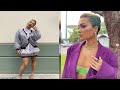 Rita Ora Puts On A Colourful Display In A Mesh Bra With Blue Hair As She Showcases Her Outfits Of Th