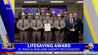 Texas Department of Public Safety Lieutenant and Special Agents recognized for heroic action
