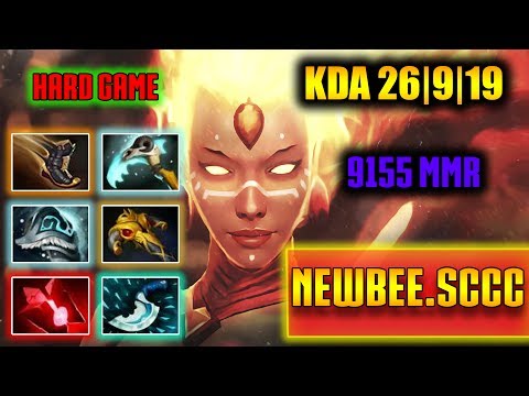 Newbee.Sccc - HARD GAME | 9155 MMR | Dota 2 Pro Gameplay