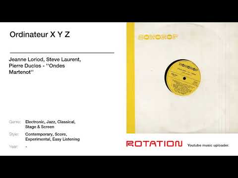 Jeanne Loriod, Steve Laurent, Pierre Duclos - Ordinateur X Y Z