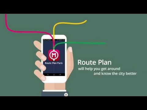 Paris Metro Map - Route Plan Video