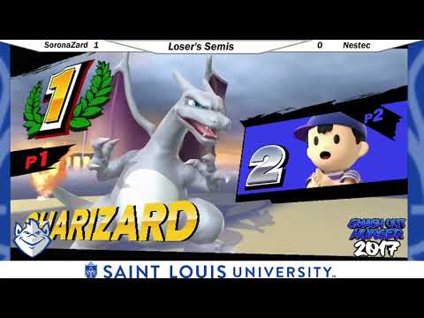SLU Smash 4 Biweekly #11 - Losers Semis - Soronajo (Charizard) vs Nestec (Ness, Peach)