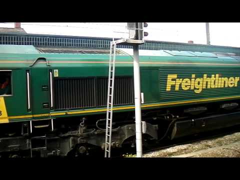 Freightliner Class 66 through Doncaster