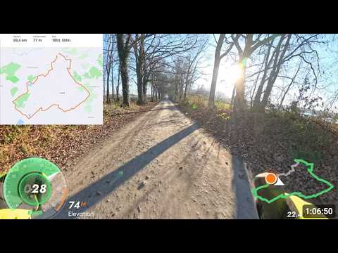 Radtour durch Coesfeld und Lette – ruhige Rad-Tour durchs Münsterland, Spinning Video, 4K