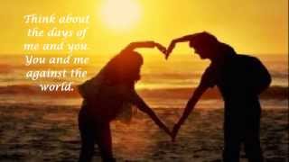 Helen Reddy ♥You And Me Against The World Lyrics♥