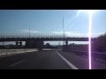 Getting Out Of The Motorway A4 Towards Constanta Through Ovidiu City