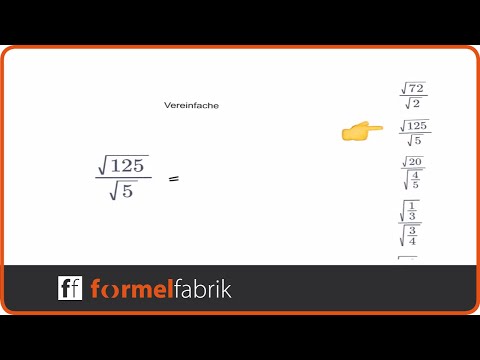 Wurzeln: Brüche vereinfachen (Nr. 3)