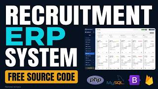 Complete Recruitment ERP System in PHP & MySQL | Full Project with FREE Source Code