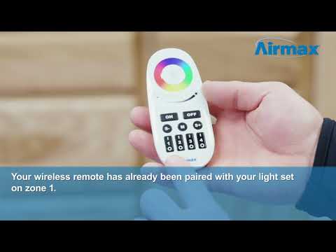 Airmax RGBW Color-Changing LED Light Set