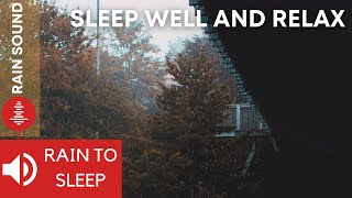 ASMR SOUND - RAIN ON THE PORCH WITH THUNDERSTORMS TO SLEEP AND RELAX | WHITE NOISE SOUND