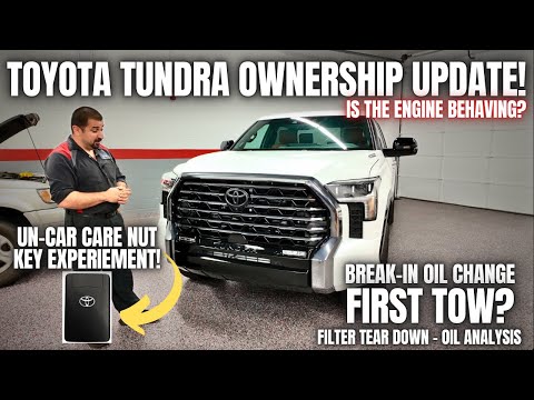 My Tundra Update! First Oil Change Deep Dive! New Key Experiment and More!