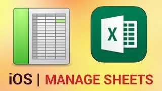 How to Manage Sheets in Excel for iPad