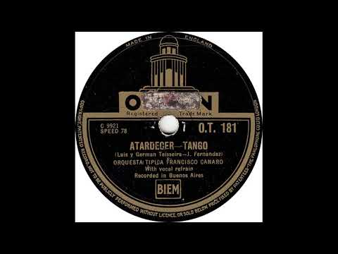 Orquesta Tipica Francisco Canaro - Atardecer(1939)