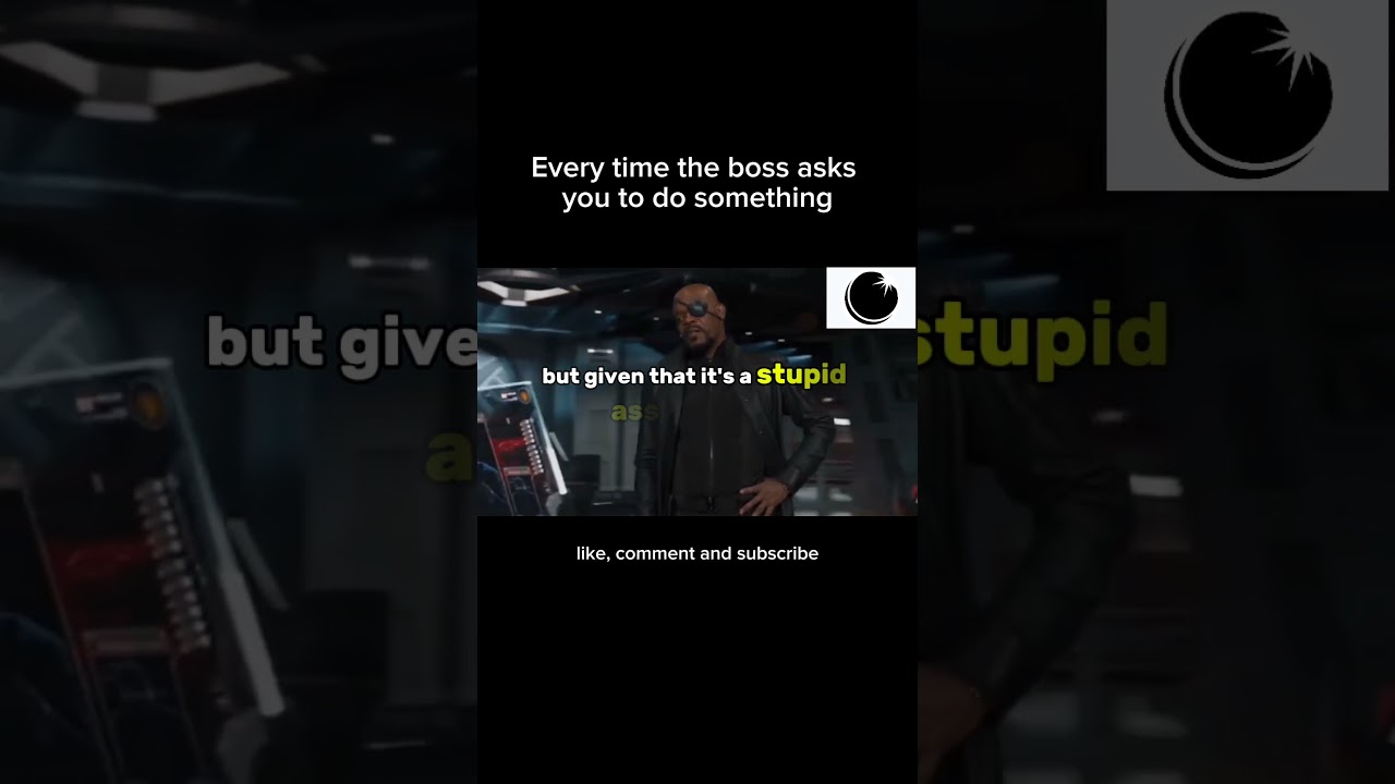 ignoring the boss... #marvel #avengers #mcu