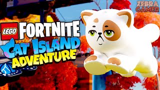 Fortnite LEGO Cat Island Adventure! Adorable LEGO Cats! - Zebra's Fortnite Fun