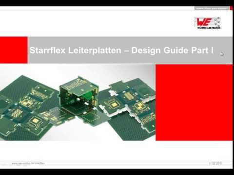 Würth Elektronik Webinar: Starrflex Leiterplatten - Design Guide Teil I